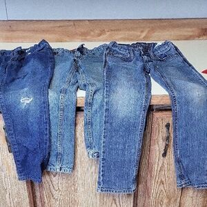 Set of Blue Denim Jeans for Kids